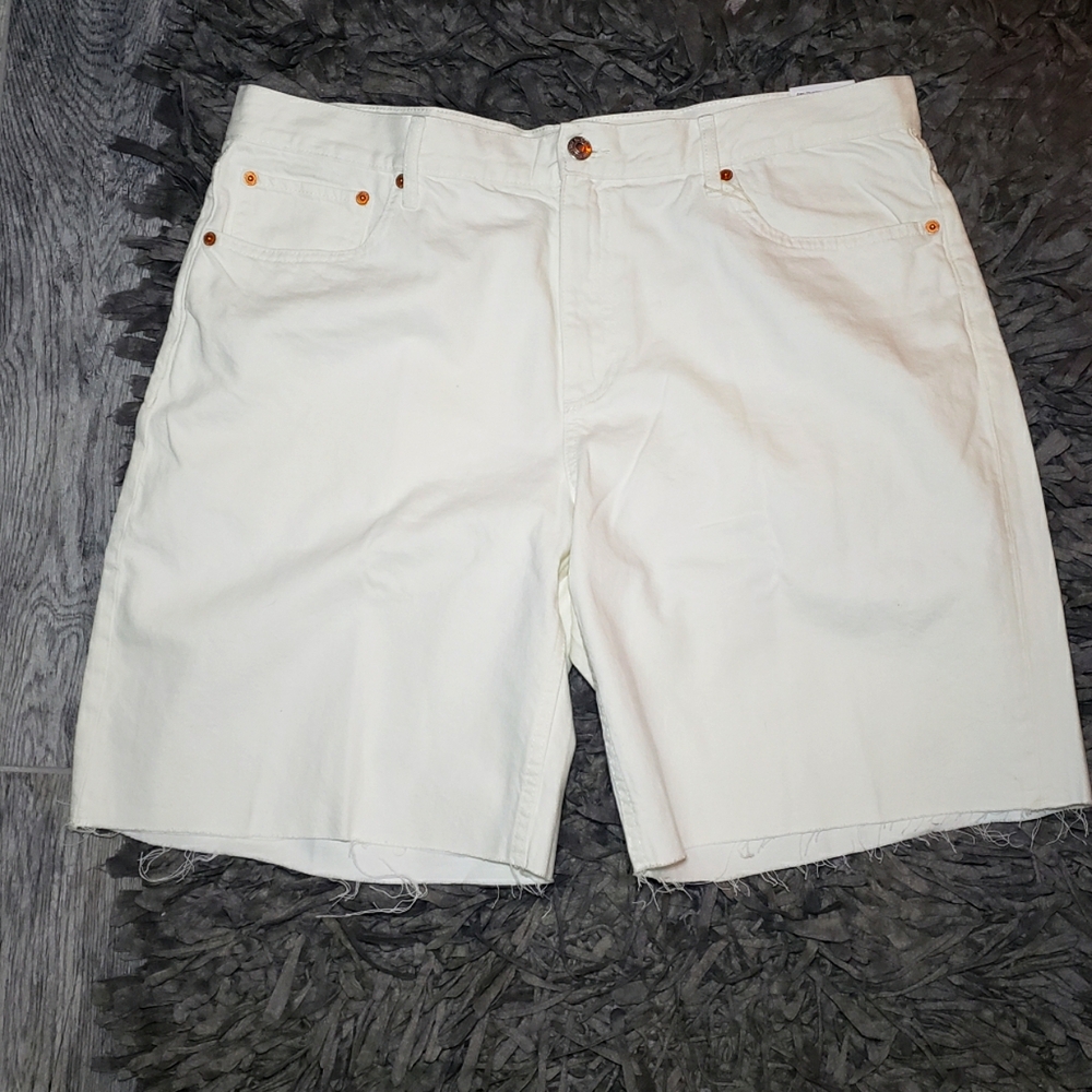 CLEARANCE White Denim Jean Shorts